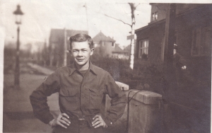 My dad. age 18, 504th Military Police Bn. Location: Cologne, Germany, 1946